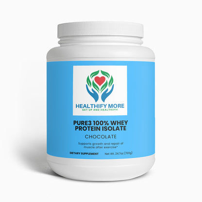 Pure3 100% Whey Protein Isolate (Chocolate)
